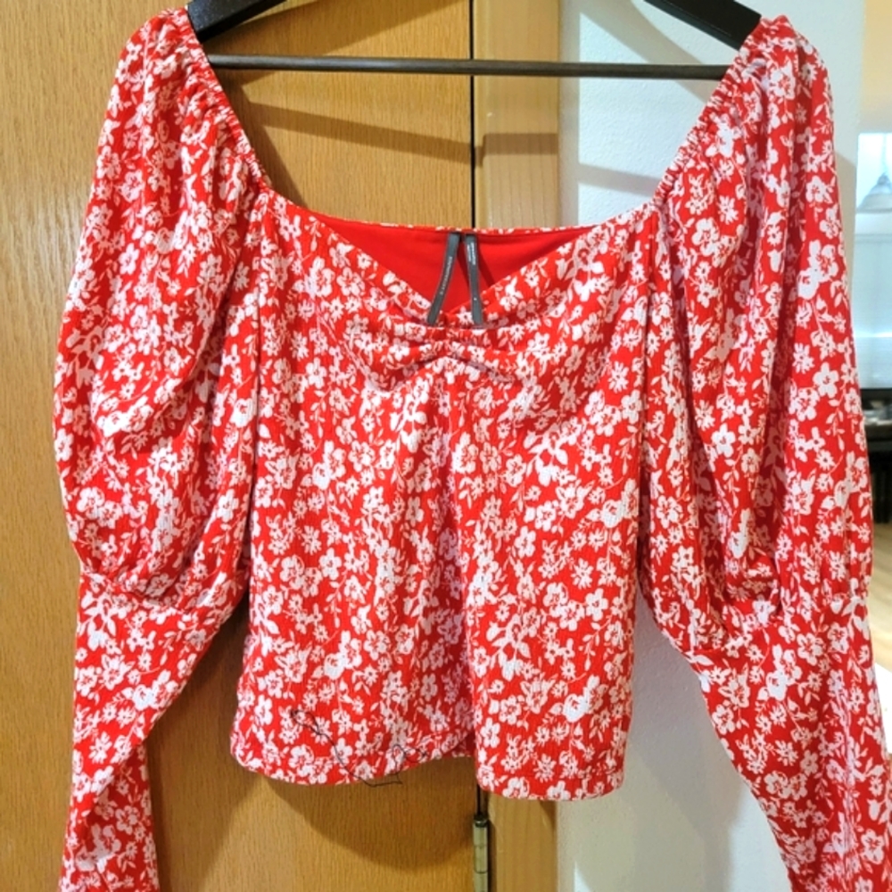 Anthropology crop top